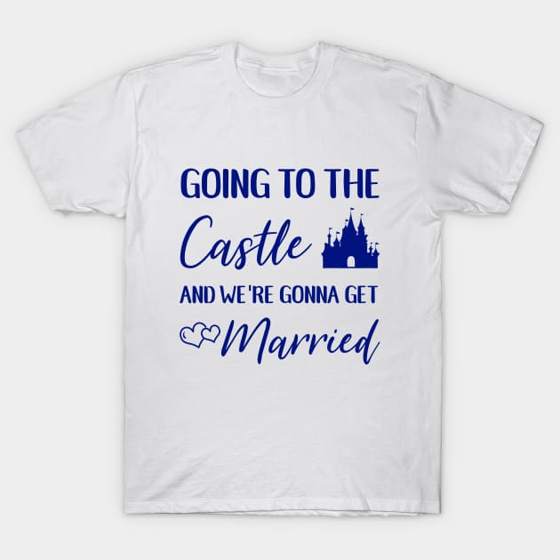 Going to the Castle - Blue T-Shirt by fairytalelife